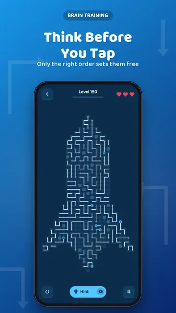 Plan every move before you tap